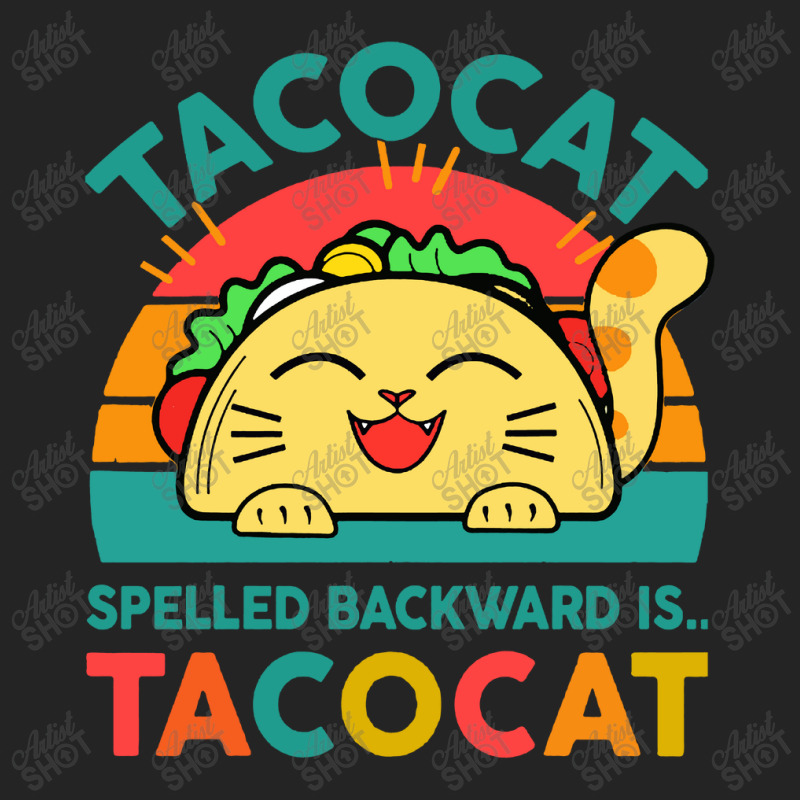 Taco Cat Cute 3/4 Sleeve Shirt | Artistshot