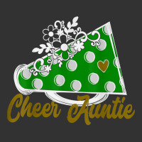 Cheer Auntie Shirt, Green Megaphone Heart Flower Accent T Shirt Baby Bodysuit | Artistshot