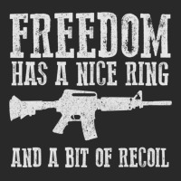 Awesome Freedom Has A Nice Ring And A Bit Of Recoil Sweatshirt Printed Hat | Artistshot