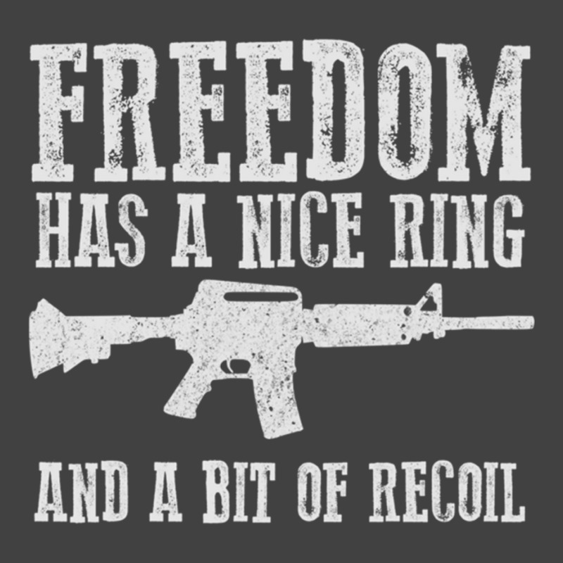 Awesome Freedom Has A Nice Ring And A Bit Of Recoil Sweatshirt Vintage T-Shirt by cm-arts | Artistshot