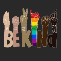 Be Kind Rainbow Shirt Be Kind Sign Language Shirt Be Kind Shirt Lgbt S Printed Hat | Artistshot