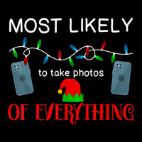 Take Photos Christmas Most Likely To Adjustable Cap | Artistshot