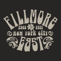 Fillmore 1968 1971 New York City East Embody Peace & Love Ladies Fitted T-shirt | Artistshot