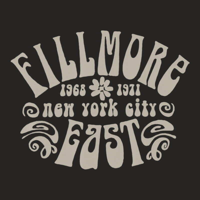 Fillmore 1968 1971 New York City East Embody Peace & Love Ladies Fitted T-Shirt by cm-arts | Artistshot