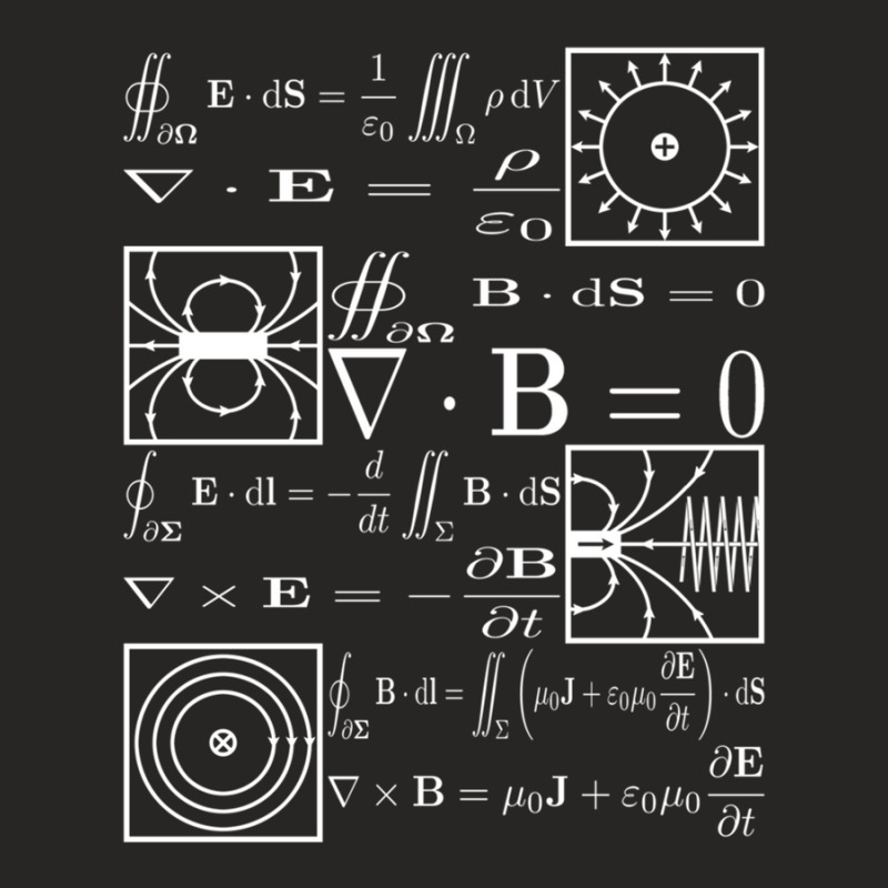 Maxwell's Equations Ladies Fitted T-Shirt by CindyBriner | Artistshot