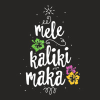 Mele Kalikimaka Christmas Tree Hawaiian Hawaii Xmas Ladies Fitted T-shirt | Artistshot