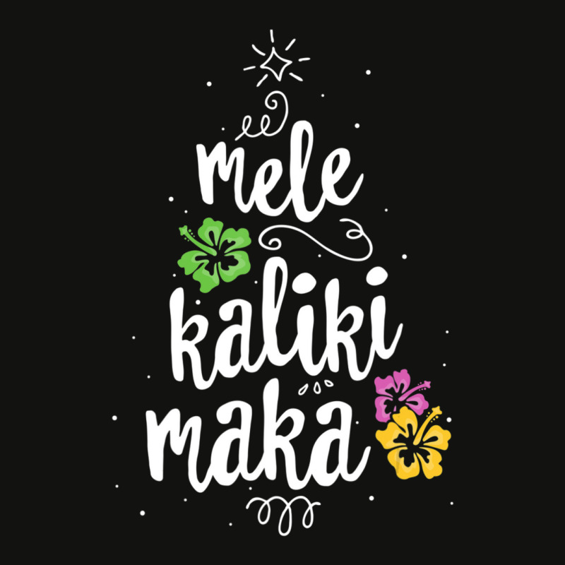 Mele Kalikimaka Christmas Tree Hawaiian Hawaii Xmas Scorecard Crop Tee by cm-arts | Artistshot