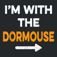 I'm With The Dormouse Easy Cheap Matching Halloween Costume T Shirt Crewneck Sweatshirt | Artistshot