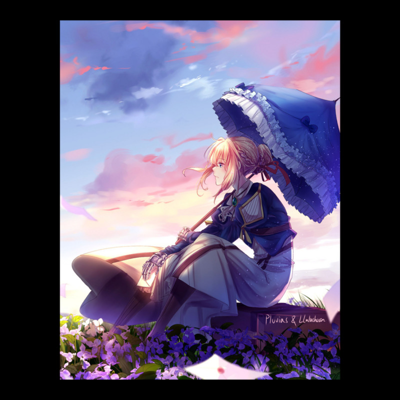 Violet Evergarden Kimi No Na Wa Violet Evergarden Parasol Violet Everg Legging by JESUSELIZALDE | Artistshot