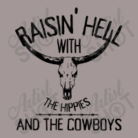 The Hippies And Cowboys Vintage Hoodie | Artistshot