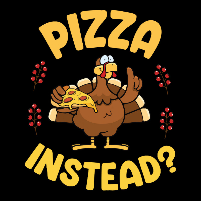 Turkey Eating Pizza Happy My Thanksgiving Day Pizza Instead T  Shirt Cropped Sweater by whistlerobust | Artistshot