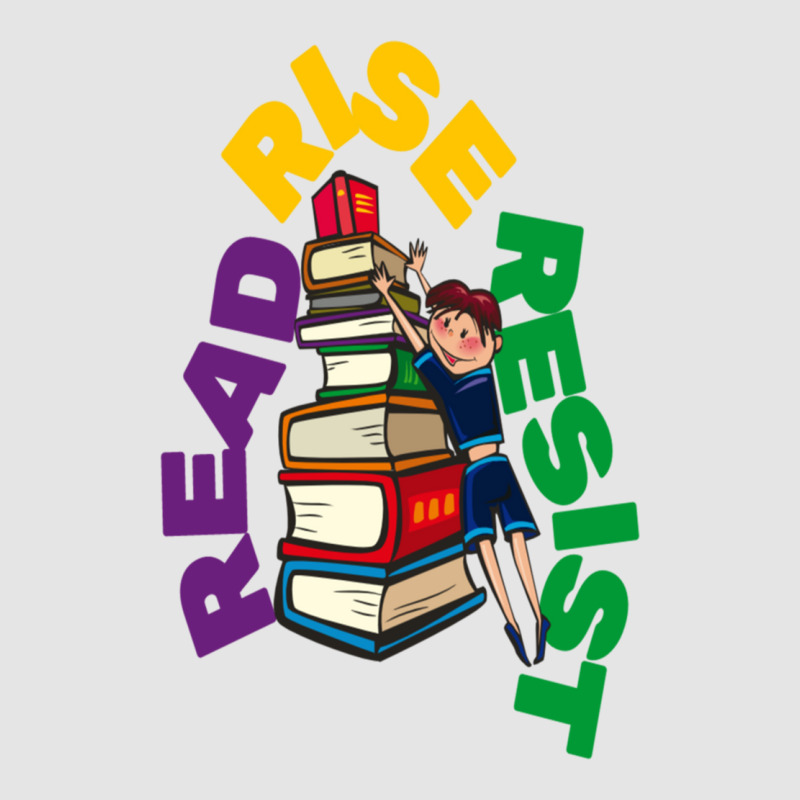 Read Rise Resist Girl With Books Exclusive T-shirt | Artistshot