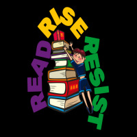 Read Rise Resist Girl With Books Lightweight Hoodie | Artistshot