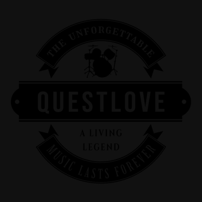 Questlove The Unforgettable Music Lasts Forever Search Twice For Ripmu License Plate Frame | Artistshot