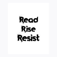 Read Rise Resist Graphic T-shirt | Artistshot