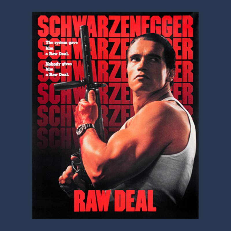 Arnold Man Schwarzenegger Raw Deal Poster Ladies Denim Jacket by SamuelIxcamparic | Artistshot