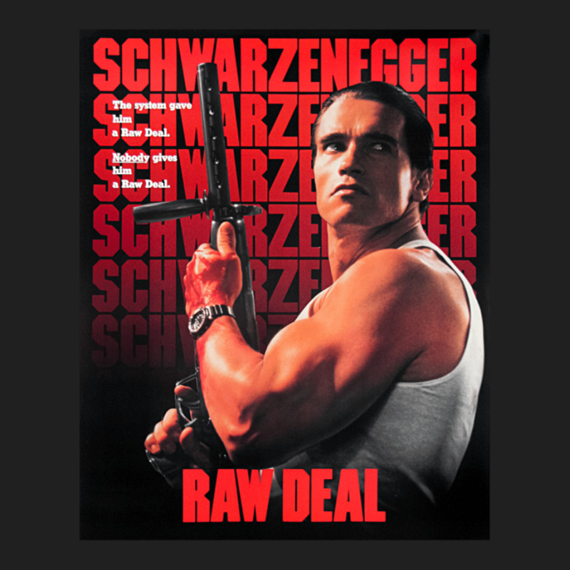 Arnold Man Schwarzenegger Raw Deal Poster Ladies Polo Shirt by SamuelIxcamparic | Artistshot