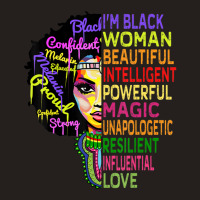 I Am Black History Month Woman Black Girl Magic Melanin Tank Top | Artistshot