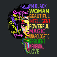 I Am Black History Month Woman Black Girl Magic Melanin Crewneck Sweatshirt | Artistshot