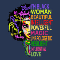 I Am Black History Month Woman Black Girl Magic Melanin Men Denim Jacket | Artistshot