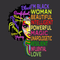 I Am Black History Month Woman Black Girl Magic Melanin Vintage Hoodie | Artistshot