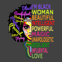 I Am Black History Month Woman Black Girl Magic Melanin Vintage T-shirt | Artistshot