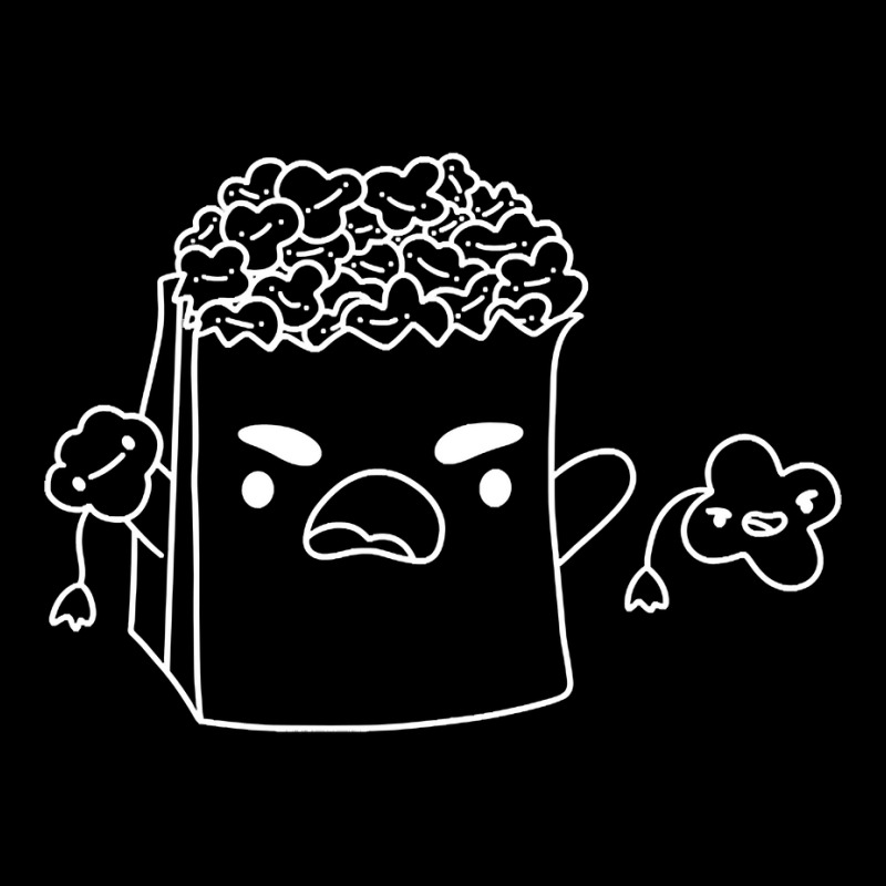 Angry Popcorn Bag In White Adjustable Cap by Kanmosrin52 | Artistshot