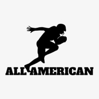 All American Football Running Back Ladies Fitted T-shirt | Artistshot