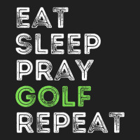 Funny Golf Preacher Pastor Eat Sleep Pray Golf Repeat Ladies Polo Shirt | Artistshot