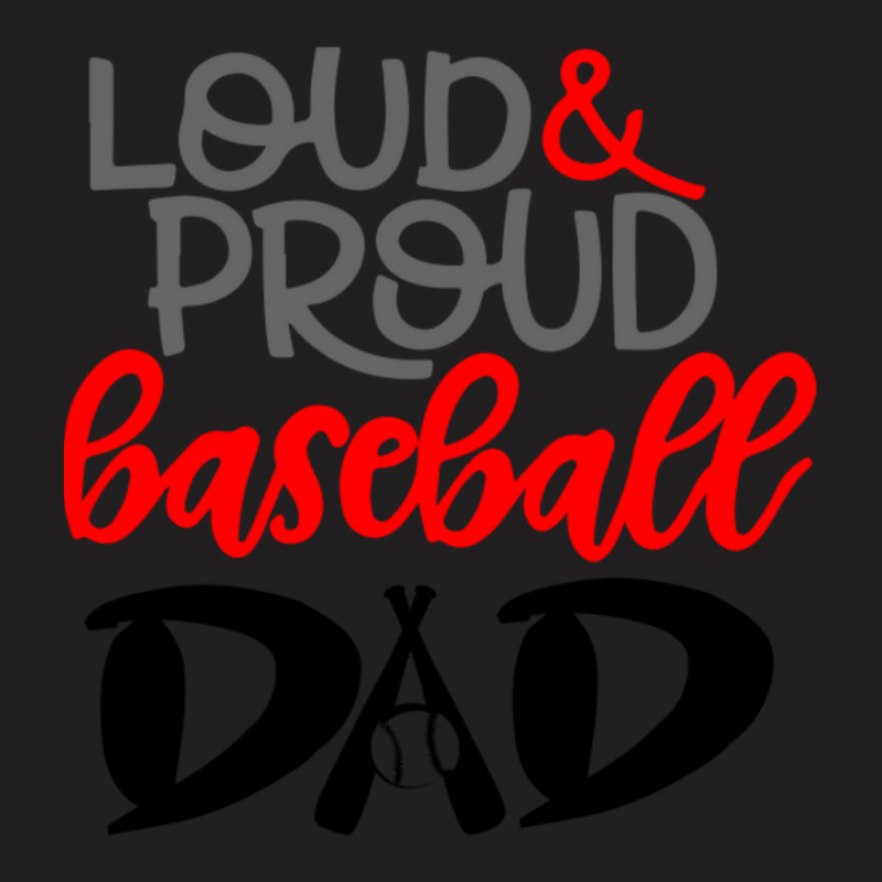 Baseball Dad T-shirt | Artistshot