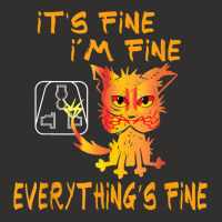 Funny Cat It's Fine, I'm Fine Everything Is Fine T Shirt Champion Hoodie | Artistshot