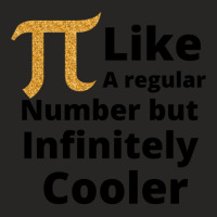 Pi Like A Regular Number But Infinitely Cooler , Gold Pi Ladies Fitted T-shirt | Artistshot