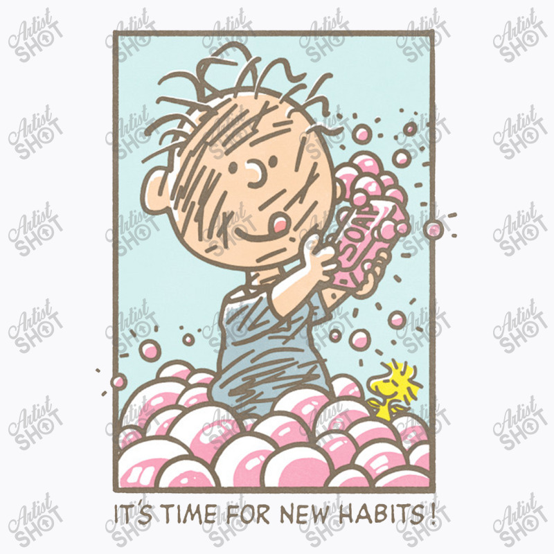 New Habits   Peanuts T-shirt | Artistshot