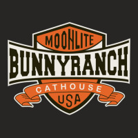 Moonlite Bunnyranch Cathouse Usa Ladies Fitted T-shirt | Artistshot