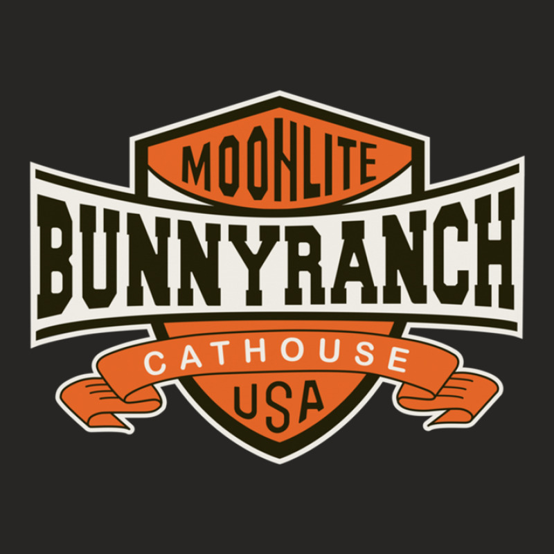 Moonlite Bunnyranch Cathouse Usa Ladies Fitted T-Shirt by CindyBriner | Artistshot