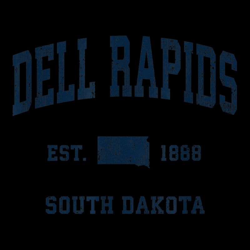 Dell Rapids South Dakota Sd Vintage Athletic Navy Sports Des Adjustable Cap | Artistshot