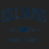 Dell Rapids South Dakota Sd Vintage Athletic Navy Sports Des 3/4 Sleeve Shirt | Artistshot