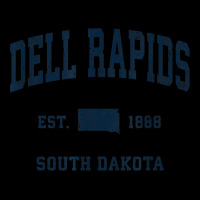 Dell Rapids South Dakota Sd Vintage Athletic Navy Sports Des Men's Long Sleeve Pajama Set | Artistshot