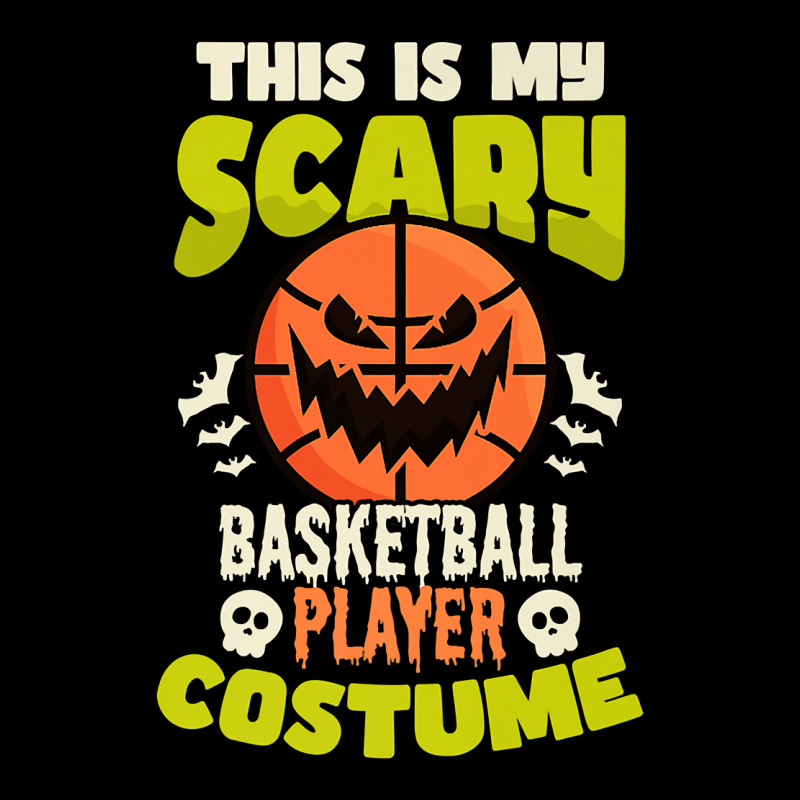 Scary Player Costume Design Halloween Basketball Premium T Shirt Men's Long Sleeve Pajama Set | Artistshot