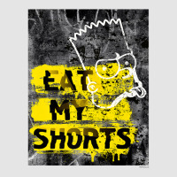 The Simpsons Bart Simpson Eat My Shorts Graffiti Premium T Shirt Exclusive T-shirt | Artistshot