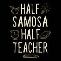 Half Samosa Half Teacher Funny Professor Humor Teaching T Shirt Toddler 3/4 Sleeve Tee | Artistshot