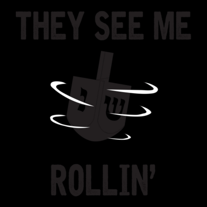 Hanukkah 2020 Dreidel Game Gift They See Me Rollin_ Jewish T-shirt V-neck Tee | Artistshot