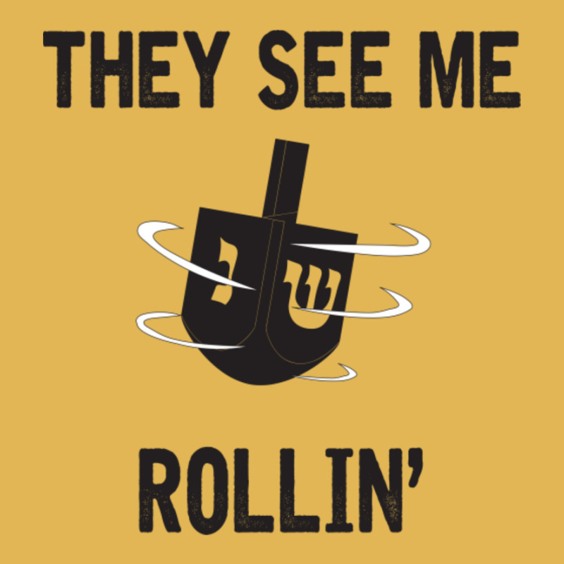 Hanukkah 2020 Dreidel Game Gift They See Me Rollin_ Jewish T-shirt Vintage Hoodie And Short Set | Artistshot