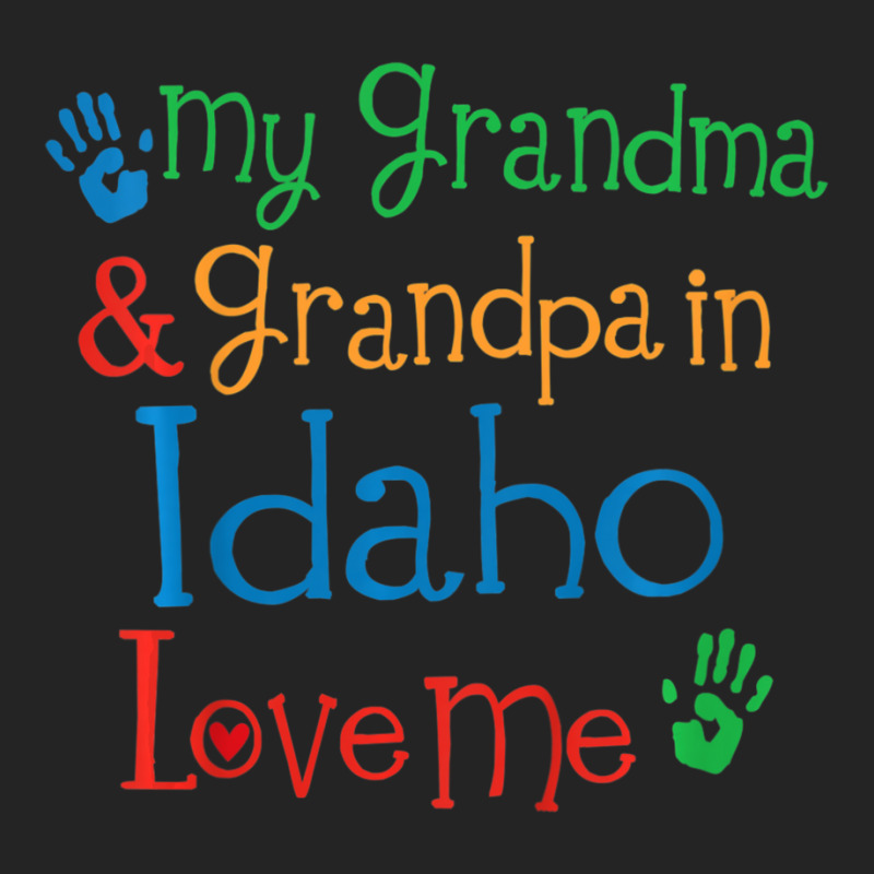 Kids Idaho Grandma And Grandpa Love Me 3/4 Sleeve Shirt by Adcock Salmon | Artistshot