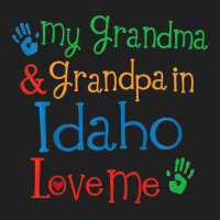 Kids Idaho Grandma And Grandpa Love Me Ladies Polo Shirt | Artistshot