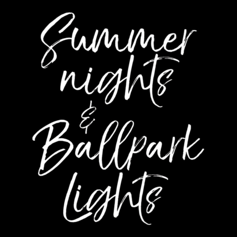 Baseball Summer Nights And Ballpark Lights V-Neck Tee by Kanjolen689 | Artistshot