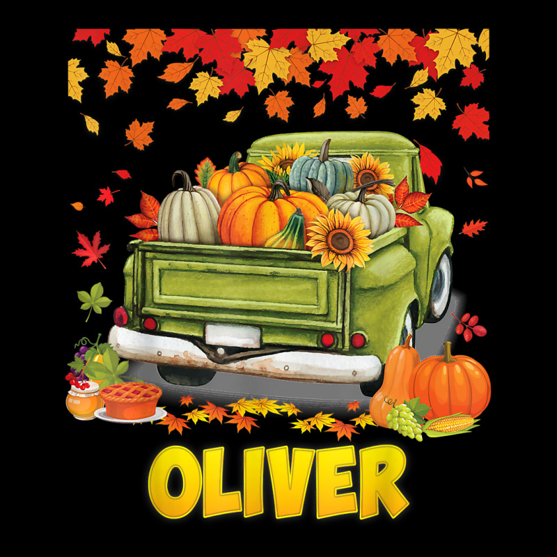 Thankful Oliver Thanksgiving Pumpkin Truck Fall Tree Blessed T Shirt Youth Jogger | Artistshot