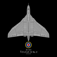 Avro Vulcan Bomber Tech Drawing Zipper Hoodie | Artistshot