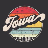 Retro Iowa Home State Ia Cool 70s Style Sunset Vintage Short | Artistshot