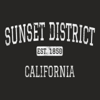 Sunset District California San Francisco Ca Vintage T Shirt Ladies Fitted T-shirt | Artistshot